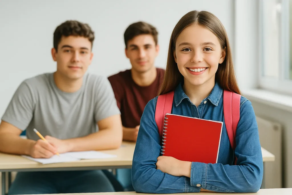 business students develop